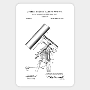 Telescope Patent Black Sticker